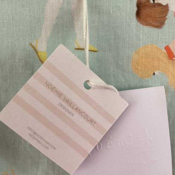 Noemiah Linen Sheath Dress NWT Whimsical Print, Canada Size XS, Art to Wear Rare - Picture 4 of 11